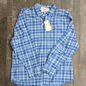 Tommy Bahama Blue Plaid Casual Shirt